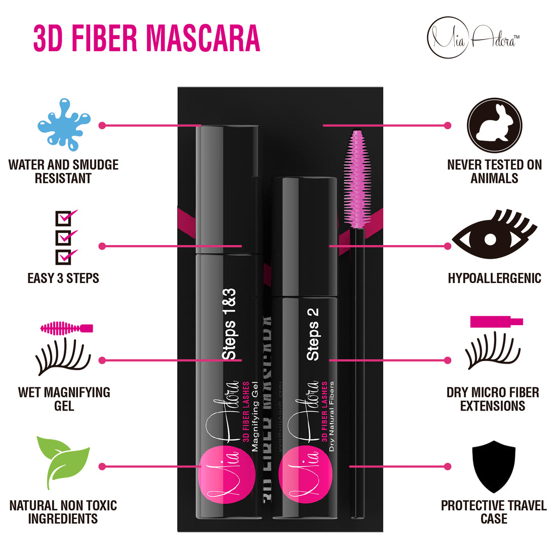 Lengthening Mascara for Short Lashes Company offers Free Shipping in Indiana